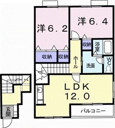 ル・シエル　Ａの物件間取画像